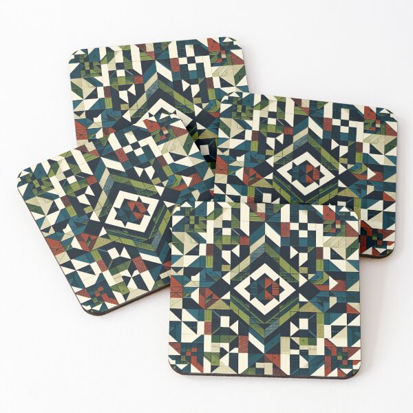 Item preview, Amish Style Patchwork Quilt Pattern designed and sold by PinUpPizzazz.