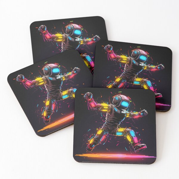 Item preview, Dancing Robot Neon Art designed and sold by AstroRisq.