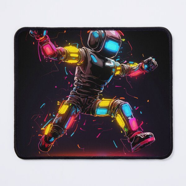Item preview, Dancing Robot Neon Art designed and sold by AstroRisq.