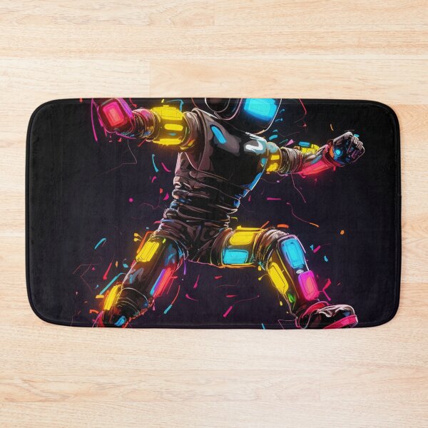 Item preview, Dancing Robot Neon Art designed and sold by AstroRisq.