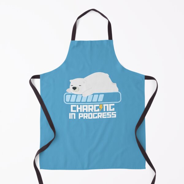 Item preview, Cute Sleeping polar bear Charging In Progress designed and sold by The magic Yellow bus.