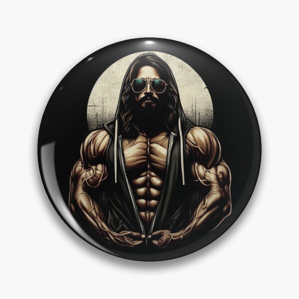 Item preview, Jacked Jesus Christ Gym Bodybuilder designed and sold by donpakundo19.
