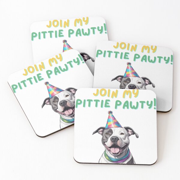 Item preview, Pittie Pawty designed and sold by Pitbulls.org Dogs For Smart People.