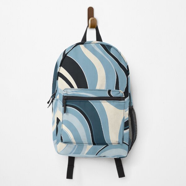 Item preview, Mid-century modern,  Fluid Shapes,  Icy Blue #1 designed and sold by Prints and Lifestyle.
