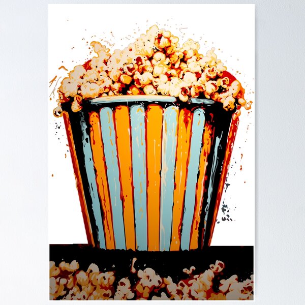 Handmade Die Cut MOVIE NIGHT SET Popcorn Drink Clapper & Film 