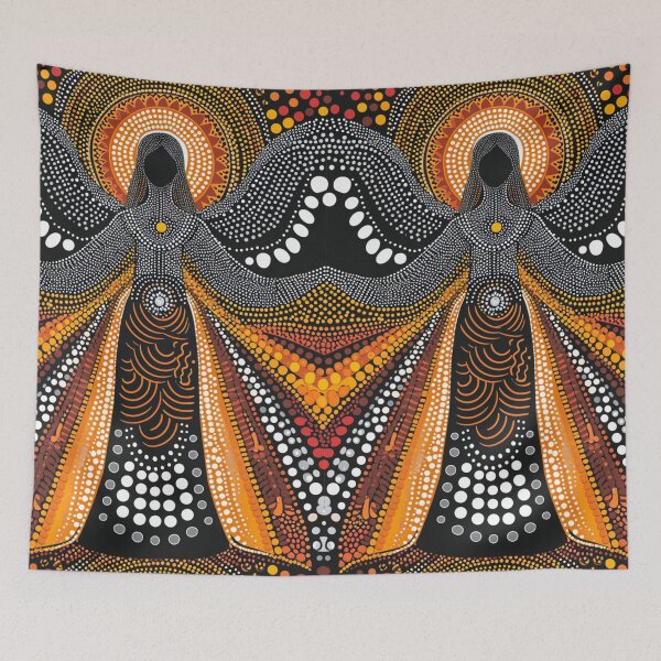 Item preview, Guardian Angel’s Embrace - Spiritual Dot Art designed and sold by Nicholas Panek.