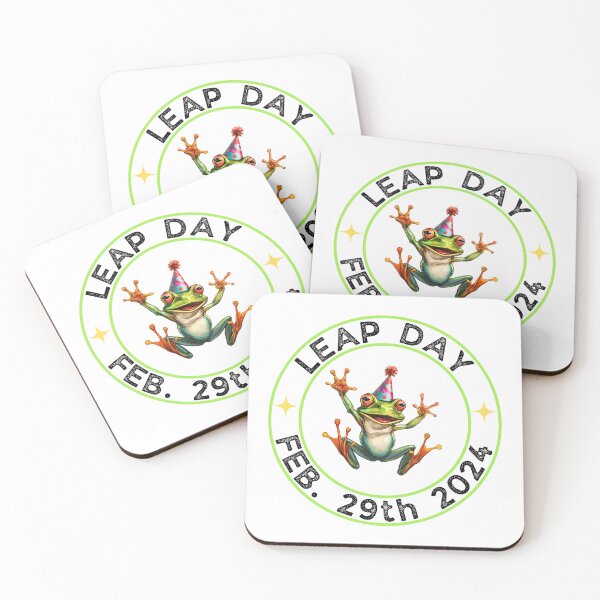 Item preview, Leap Year Birthday Leap Day 2024 Black Letters designed and sold by NateFellhauer.