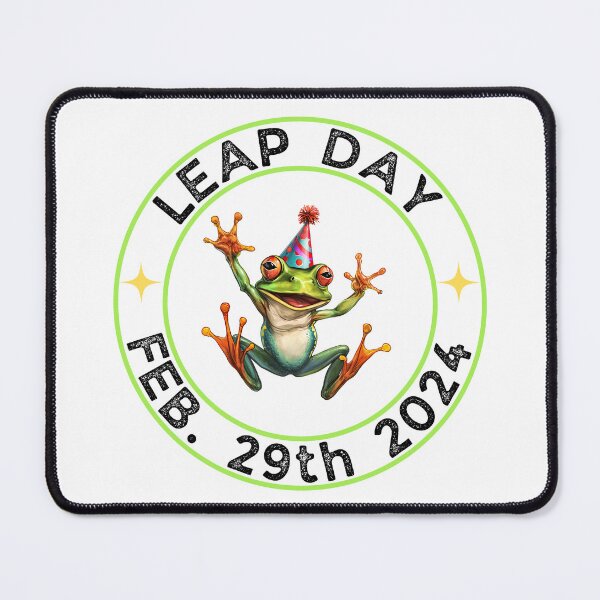 Item preview, Leap Year Birthday Leap Day 2024 Black Letters designed and sold by NateFellhauer.