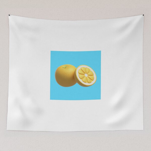 Item preview, "Zestful Radiance: 3D Rendering of a Delectable Orange" designed and sold by hjian8219.