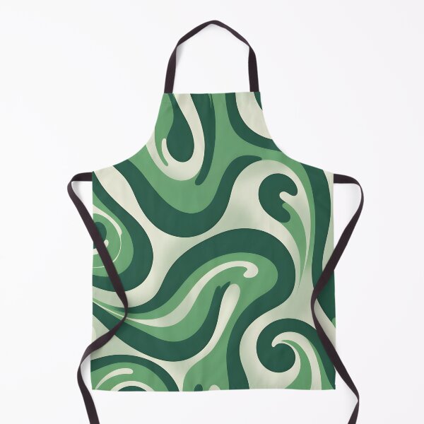 Item preview, Mid-century modern, Fluid Shapes, Emerald Green #2 designed and sold by Prints and Lifestyle.