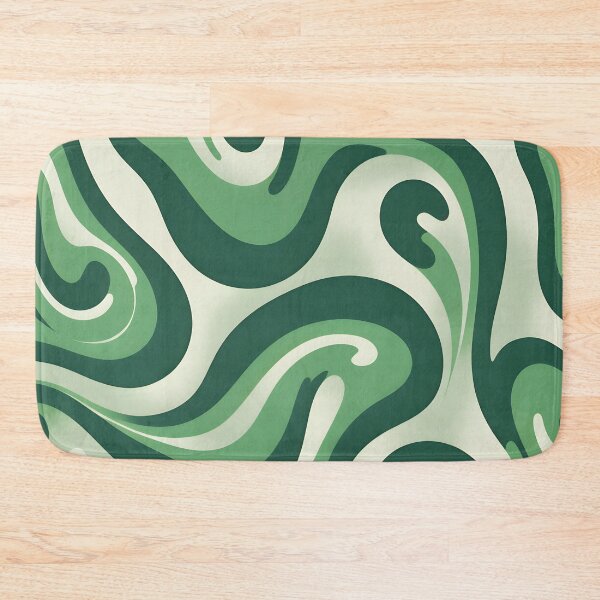 Item preview, Mid-century modern,  Fluid Shapes,  Emerald Green #2 designed and sold by Prints and Lifestyle.