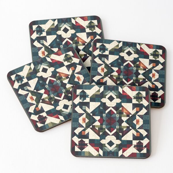 Item preview, Amish Style Patchwork Quilt Pattern designed and sold by PinUpPizzazz.