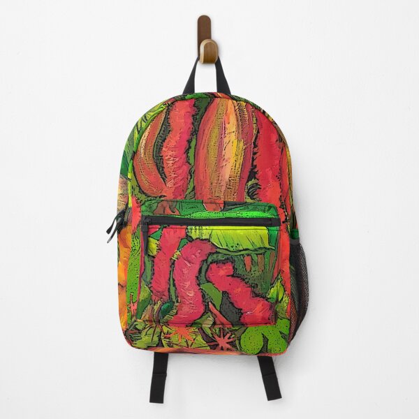Item preview, Red Plants in the Garden. Sunshine Coast. designed and sold by ComicJo.