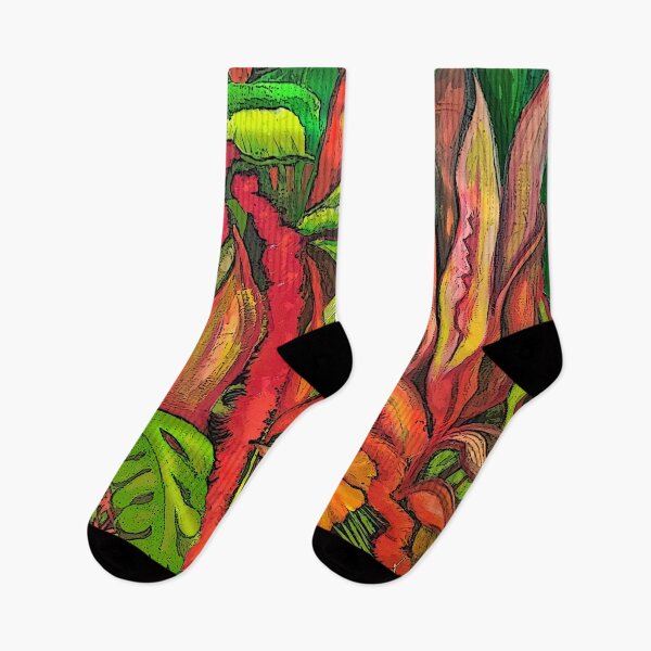 Item preview, Red Plants  in the Garden. Sunshine Coast. designed and sold by ComicJo.