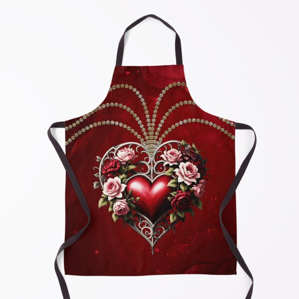 Item preview, Noble gothic heart with flowers. designed and sold by nicky2342.