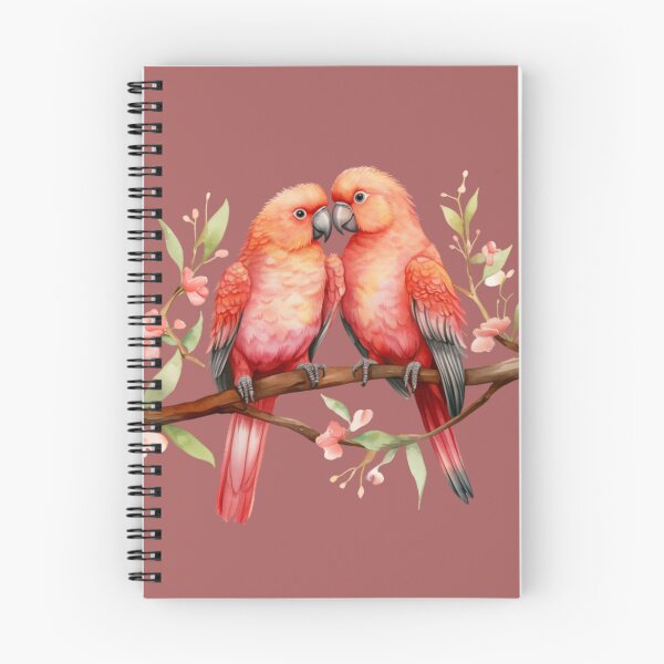 Item preview, Cute parrots expressing love! designed and sold by fribabywonder.