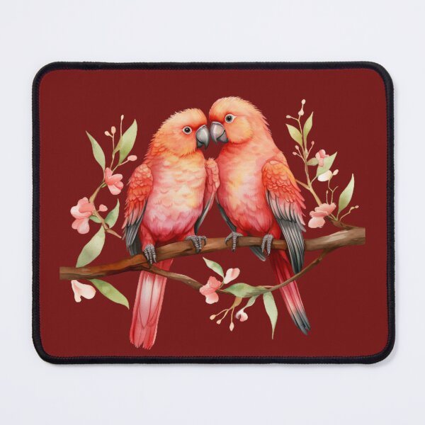 Item preview, Cute parrots expressing love! designed and sold by fribabywonder.
