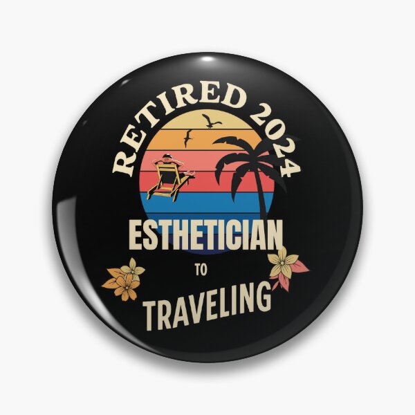 Artikelvorschau, Kosmetikerin im Ruhestand 2024. Tropical Sunset Retirement Vibes Design entworfen und verkauft von johnharry3.