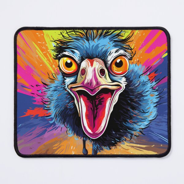 Item preview, Ostrich Cartoon Pop Art 3 designed and sold by AstroRisq.