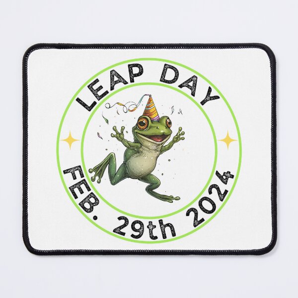 Item preview, Leap Year Birthday Leap Day 2024 Black Letters designed and sold by NateFellhauer.