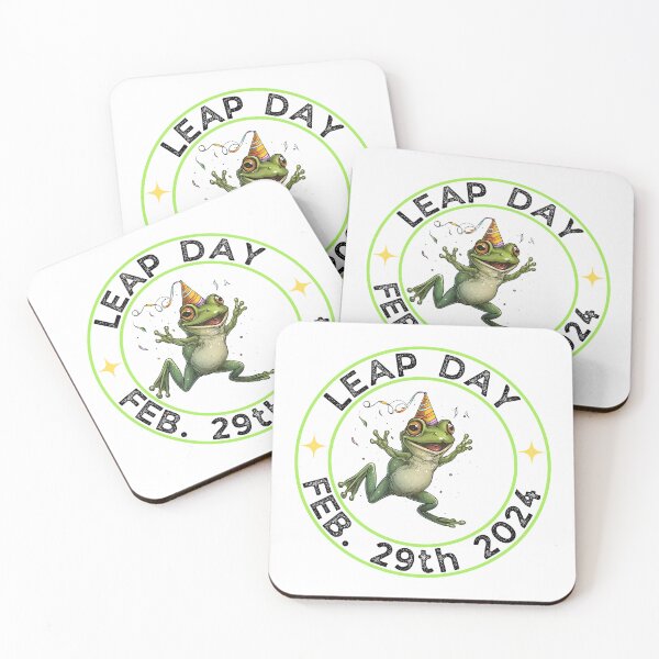 Item preview, Leap Year Birthday Leap Day 2024 Black Letters designed and sold by NateFellhauer.