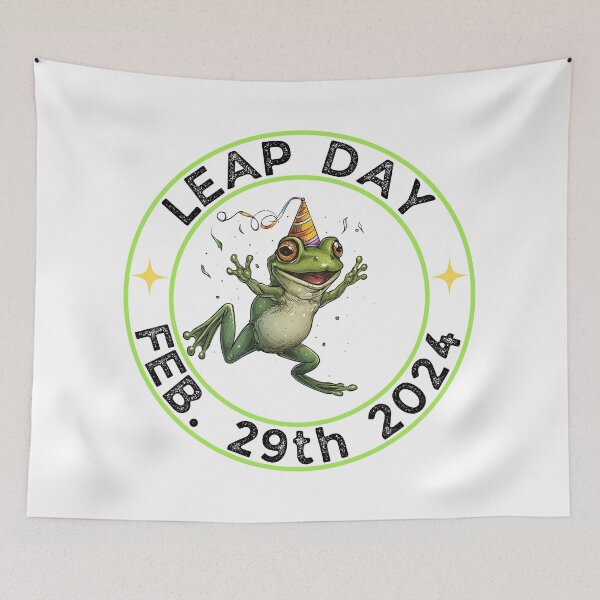 Item preview, Leap Year Birthday Leap Day 2024 Black Letters designed and sold by NateFellhauer.