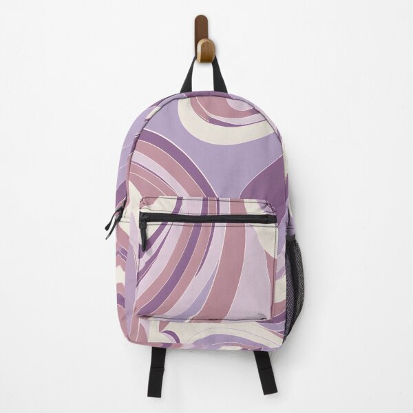 Item preview,  Mid Mod Fluid Shapes, Lilac #1 designed and sold by Prints and Lifestyle.