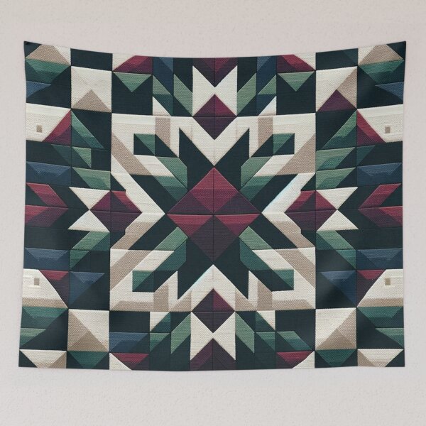Item preview, Amish Inspired Patchwork Quilt Pattern designed and sold by PinUpPizzazz.