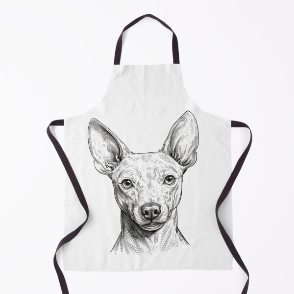 Item preview, Xoloitzcuintle, Mexican hairless dog, dog portrait dog head designed and sold by WallyPink.