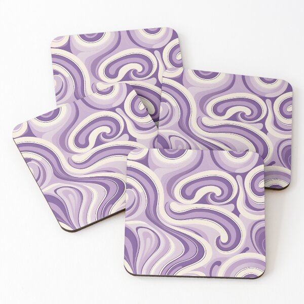 Item preview, Mid-century modern, Fluid Shapes, Lilac #1 designed and sold by Prints and Lifestyle.