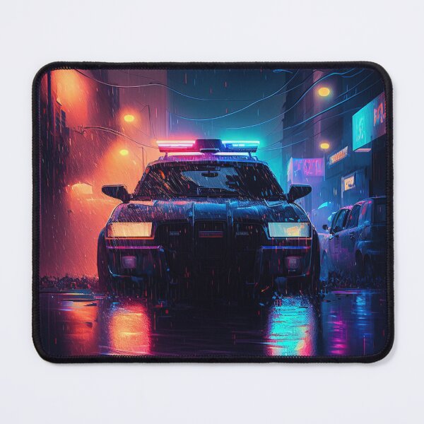 Item preview, Police Car in the Rain 1 designed and sold by AstroRisq.