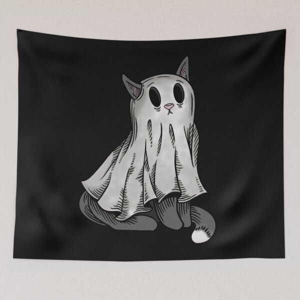 Item preview, Ghost Cat designed and sold by Trinity McCabe.