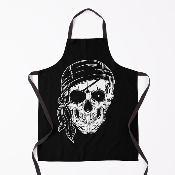Item preview, Pirates Captain Dark Skull Head Clipart Tattoo designed and sold by MORSPECTIVE.