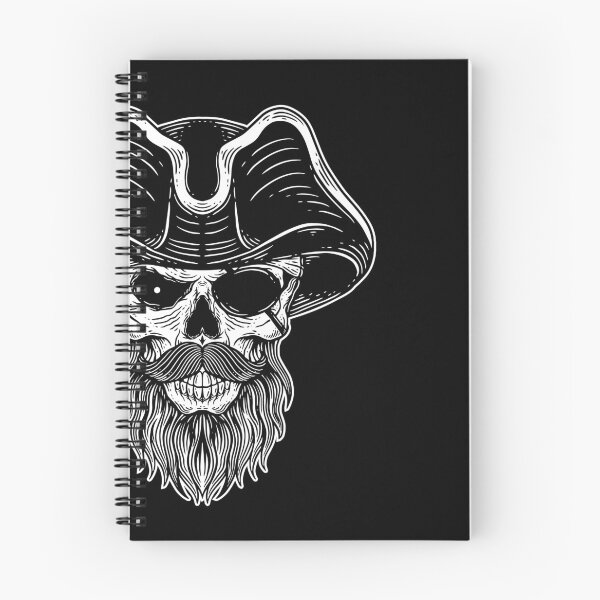 Item preview, Pirates Captain Dark Skull Head Clipart Tattoo designed and sold by MORSPECTIVE.