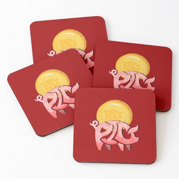 Item preview, Pig Lovers Piggy Coin Chinese New Year designed and sold by ACho UnderPeak.