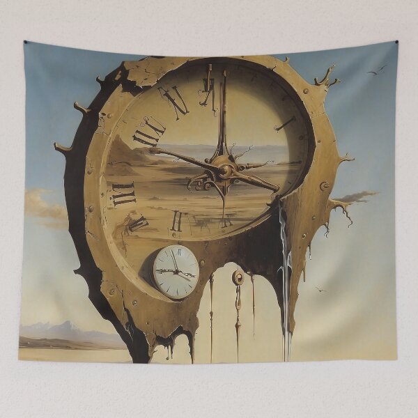 Item preview, Surreal Timepiece Twilight: Molten Minutes designed and sold by Mullet Monkey.