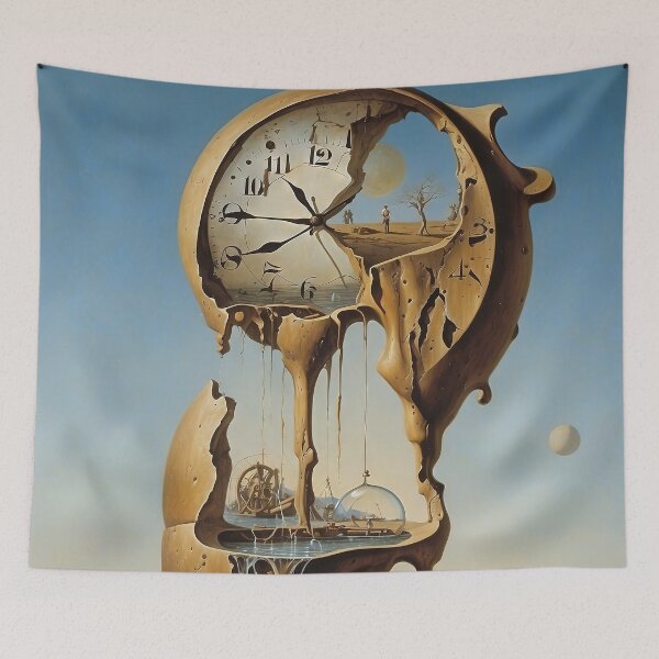 Item preview, The Clocks Dissolve: Surreal Surrender to Flow designed and sold by Mullet Monkey.