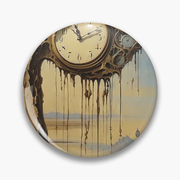 Item preview, Surreal Chronosphere: Clocks in Melted Embrace designed and sold by Mullet Monkey.