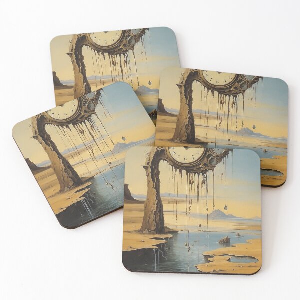 Item preview, Surreal Chronosphere: Clocks in Melted Embrace designed and sold by Mullet Monkey.