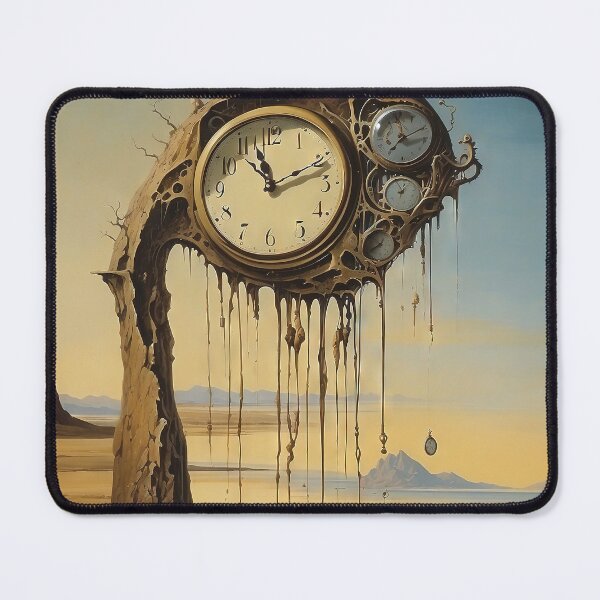 Item preview, Surreal Chronosphere: Clocks in Melted Embrace designed and sold by Mullet Monkey.