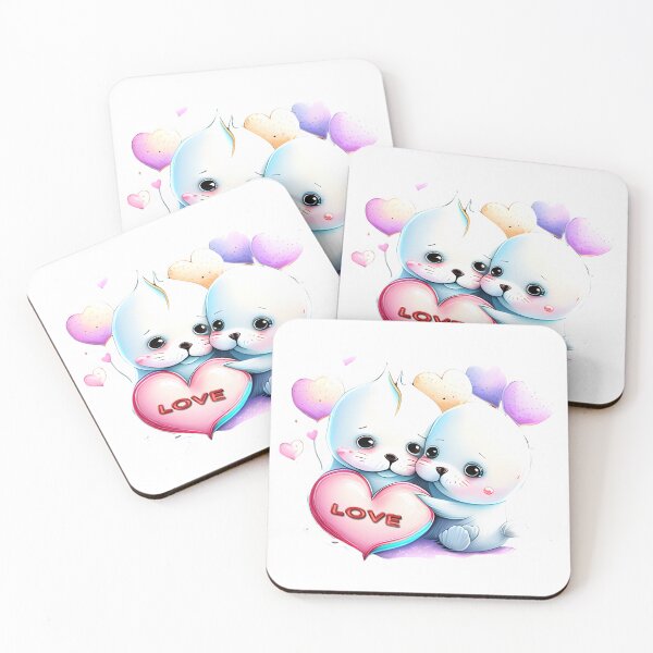 Item preview, Baby seals love designed and sold by Astralia.