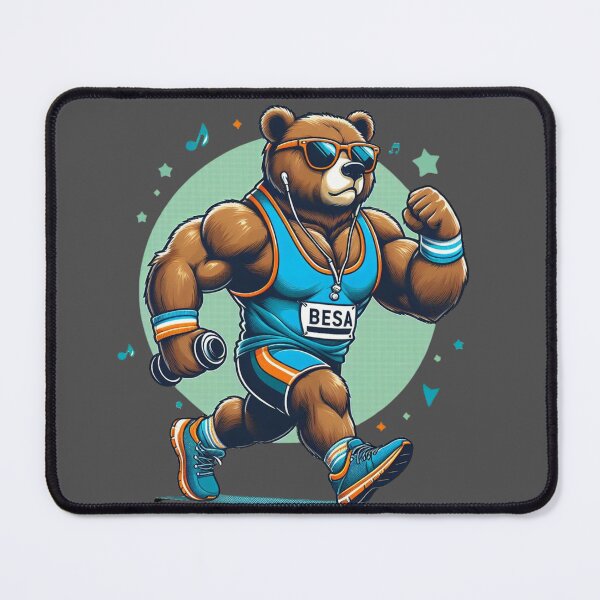 Item preview, Bear Runner, Cool Bear Runner, Cool Bear Running With Sunglasses designed and sold by sunset-capturer.