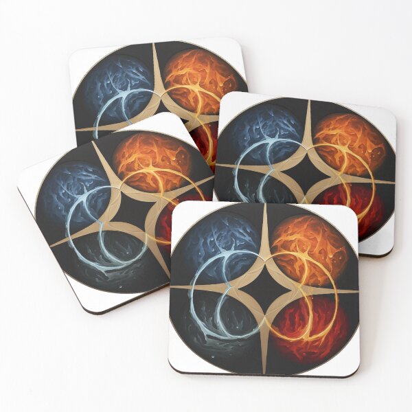 Item preview, Elemental Quartet - Harmony of Forces designed and sold by dungeonwarriors.