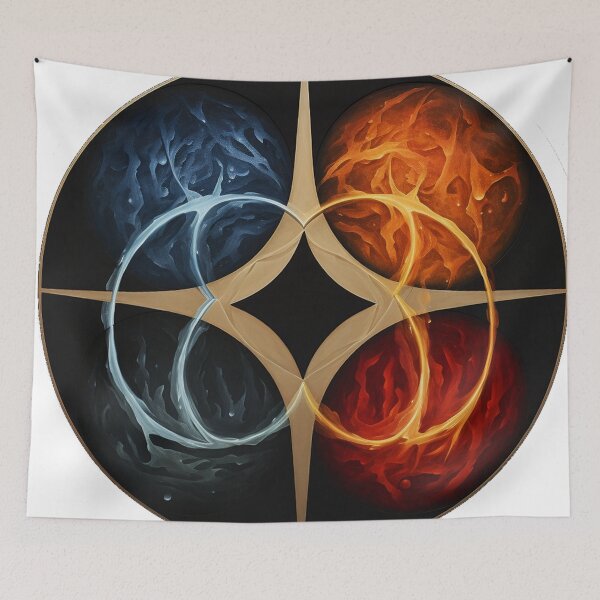 Item preview, Elemental Quartet - Harmony of Forces designed and sold by dungeonwarriors.