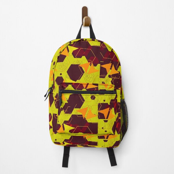 Item preview, Orange, Brown and Chartreuse Colours with Geometric Abstract Pattern  designed and sold by Pattern Hub.