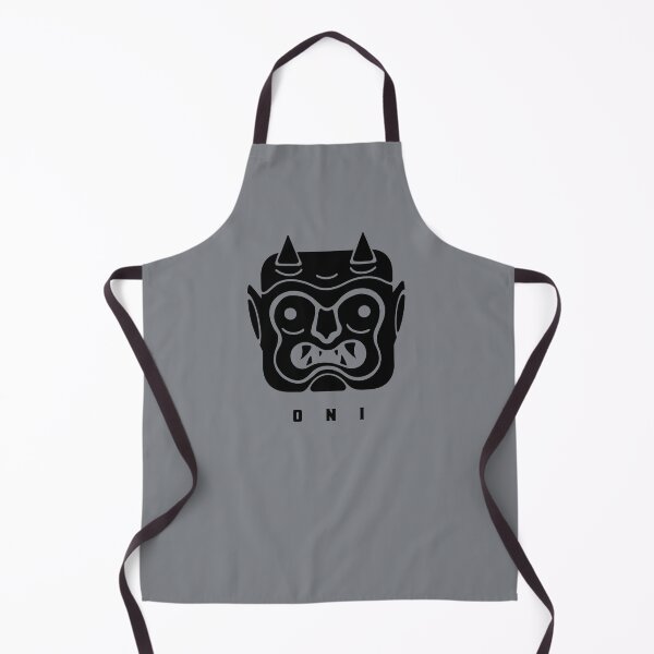 Item preview, Stylized Oni mask in black ink designed and sold by martodesign.