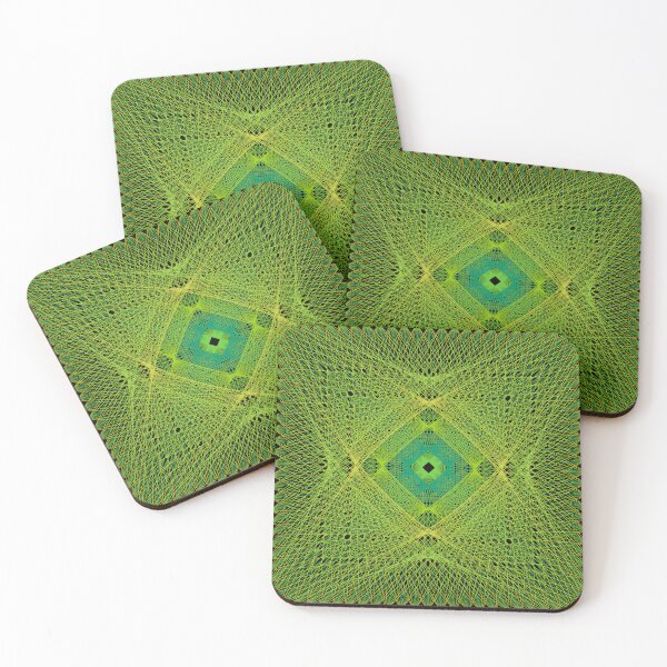 Item preview, Rectangular Pattern #5 Morph C Second Layer [14171-Greens-BB] designed and sold by LottMultimedia.