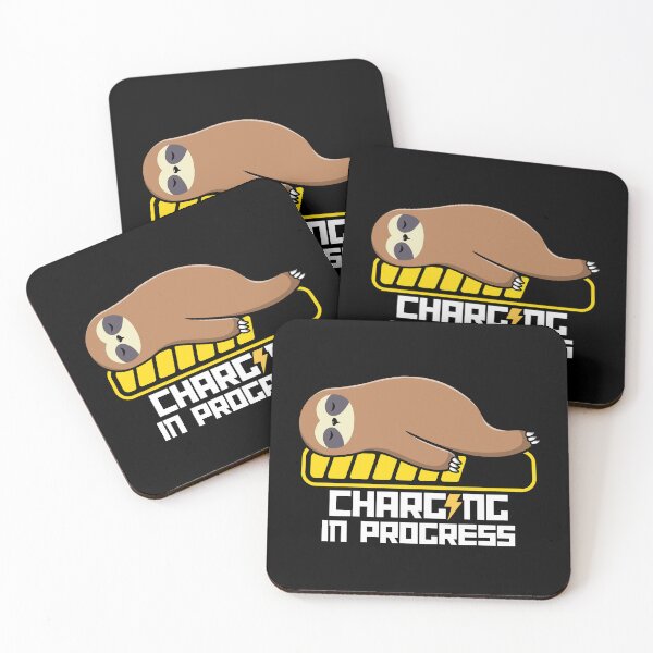 Item preview, Cute Sleeping sloth Charging In Progress designed and sold by The magic  Yellow bus.