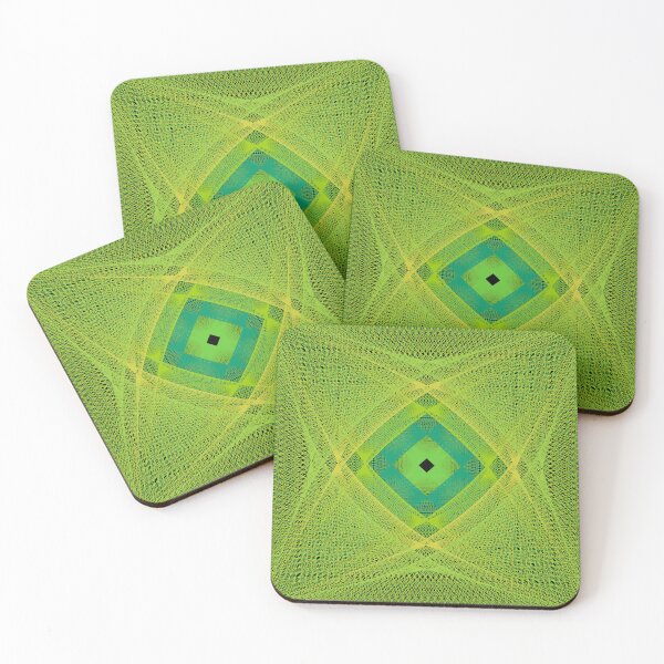 Item preview, Rectangular Pattern #5 Morph C Second Layer [14246-Greens-BB] designed and sold by LottMultimedia.