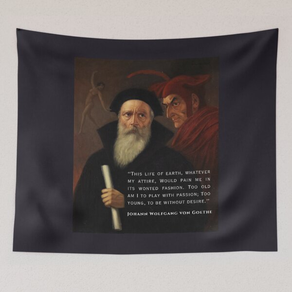 Item preview, Johann Wolfgang von Goethe quote: This life of earth, whatever my attire, Would pain me in its wonted fashion. designed and sold by artbleed.